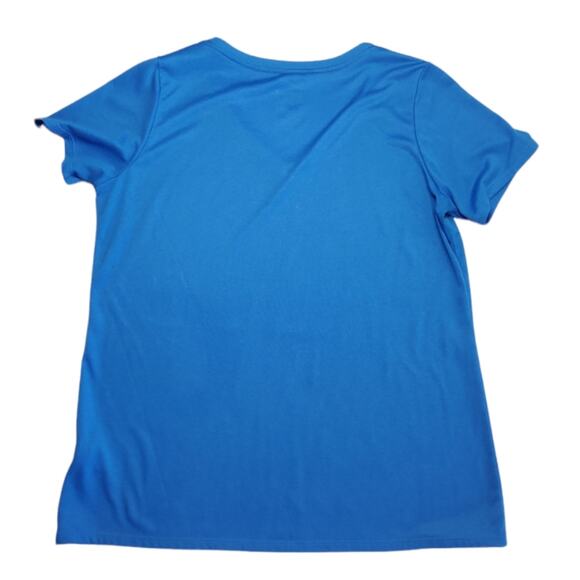Nike Women's Dri-Fit V-Neck Size XL Blue - Picture 2 of 7
